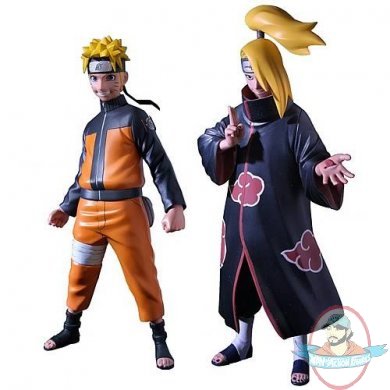 6 Inch Action figure set of Naruto and Deidara from Naruto Shippuden Series 