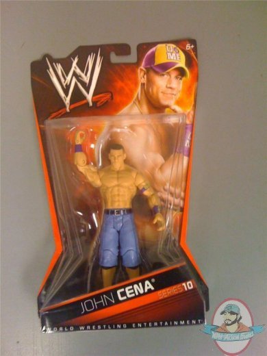 cena john action figures wrestling of 10 WWE Action Basic Man Mattel  by John  Cena Series