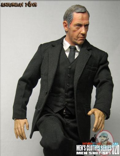 1 6 Scale Mens Clothes Series 2B Men Suit Set In Black Saturday 1 6 Scale Mens Clothes Series 2B Men Suit Set In Black Saturday
